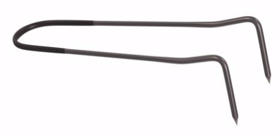 PIPE HOOK PLASTIC COATED 1/2X6