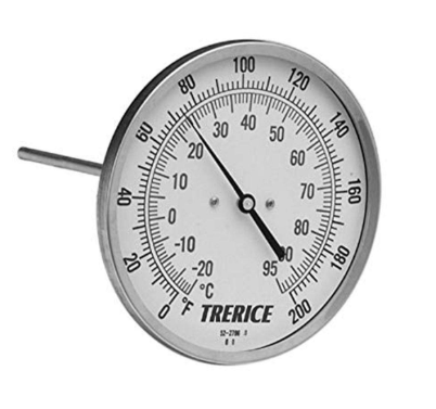 B852-06 -25-+125 BIMETAL THERMOMETER