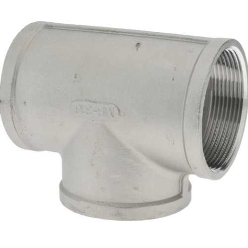 TEE SS 316 THD 150# 1/4