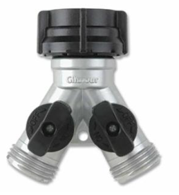 HOSE WYE ALUM 3/4 WITH VALVES AY2FFM