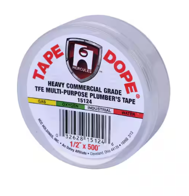 TEFLON TAPE 1/2X500" TAPE DOPE