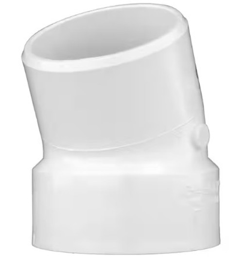 ST22 1/2 PVC DWV SPIGxHUB 10