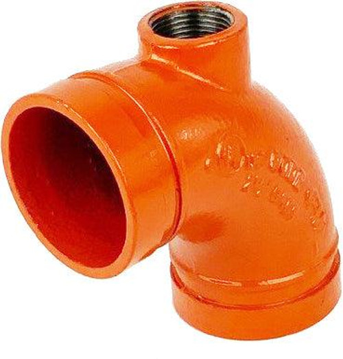 DRAIN 90 PNTD GROOVED 2 1/2X1