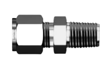 SS COMP M/A 1/4X1/8