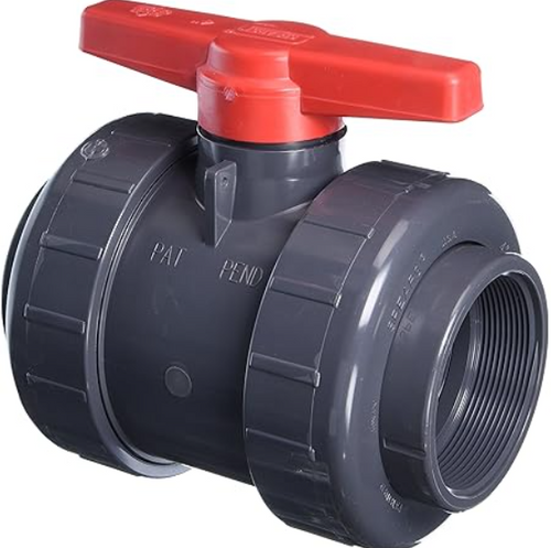 BALL VALVE PVC TU THD 3