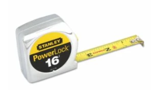 STANLEY POWERLOCK TAPE MEASURE 3/4X16