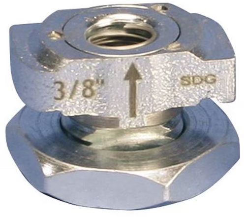 CADDY ROD LOCK CHANNEL NUT 3/8