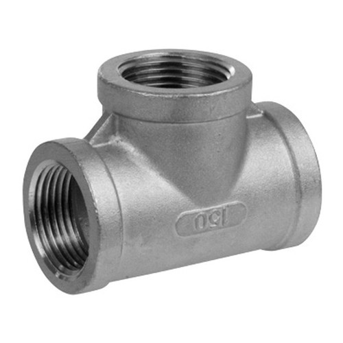 TEE SS 304 THD 150# 1/4