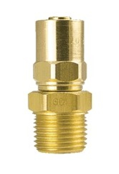 6D7 1/2MPT REUSEABLE HOSE FITTING