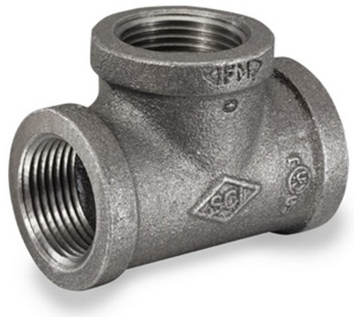 TEE BLK MI THD IMPORT 3/4X3/4X1/2