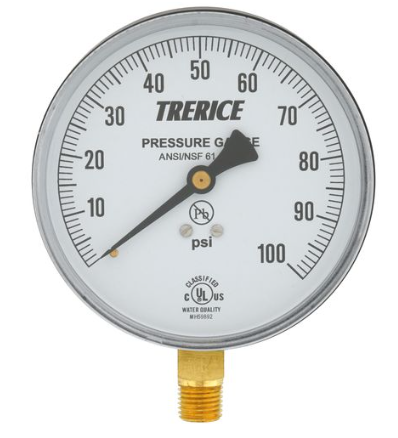 800B 4 30" VAC-0 PSI 1/4 LOWER CONNECTIO