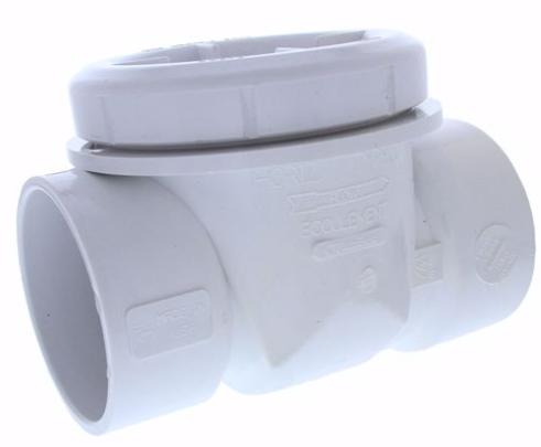BACKWATER VALVE PVC 3"