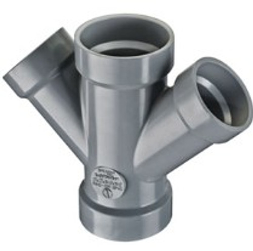 DBL WYE LABWASTE CPVC 4X3
