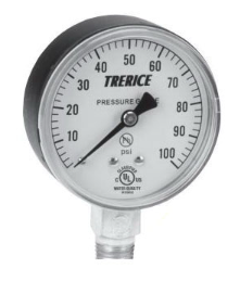 800B 2 1/2 0-200 PSI 1/4 LOWER CONNECTIO