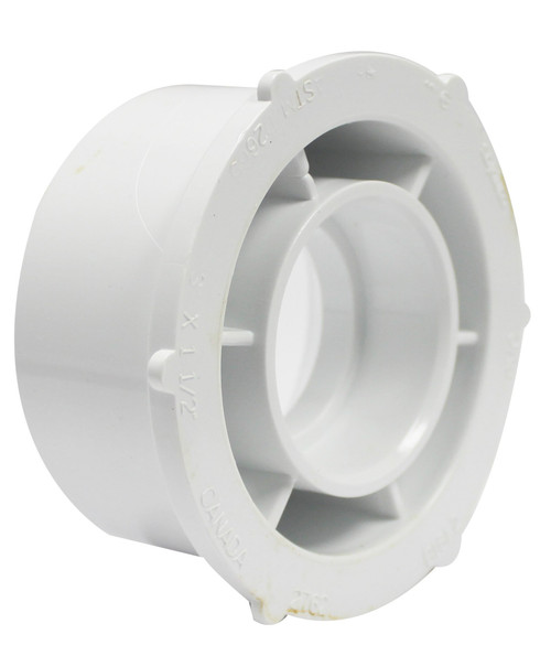 BUSHING PVC DWV SPIGxH 4X3