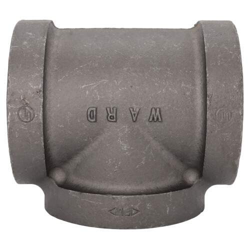 TEE BLK CI THD 2X1 1/2X1