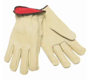 LINED LEATHER GLOVES MEDIUM