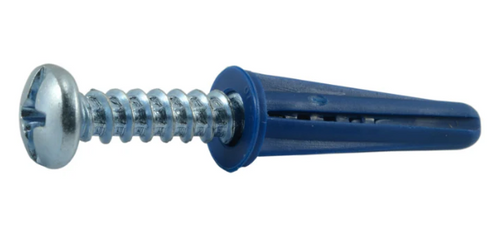 PLASTIC ANCHOR KIT 8-10x3/4