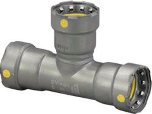 MEGA-PRESS GAS TEE 1 1/2X1 1/2X3/4 IPS