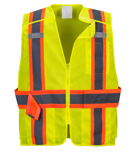 VEST EXP MESH BRKWY HV-Y CLS2 LRG