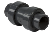 CHECK VALVE PVC TU SOC 1 1/4
