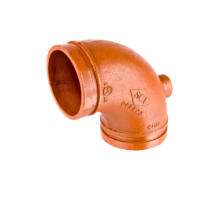 FIRE DRAIN 90 PNTD GROOVED 8