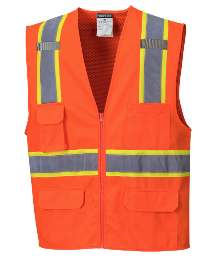 VEST JACKSON HV-OR CLS2 LRG