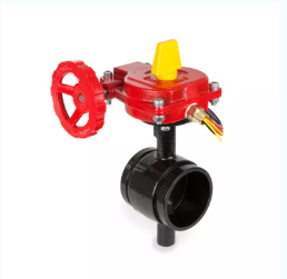 FIRE BUTTERFLY VALVE GROOVED 4