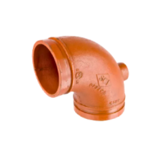 FIRE DRAIN 90 PNTD GROOVED 4