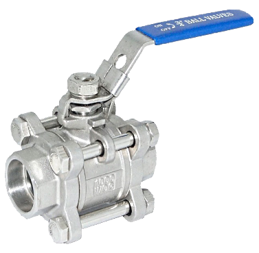 BALL VALVE SS 3PC SW 2
