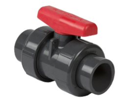 BALL VALVE PVC TU S/T 2