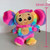 Russian Fun Cheburashka Plushie Toy in Neon Colors