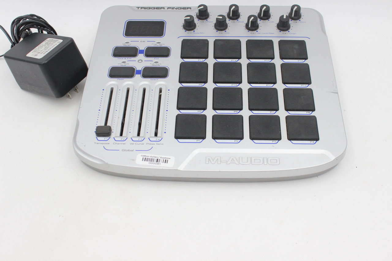 midi controller with pads