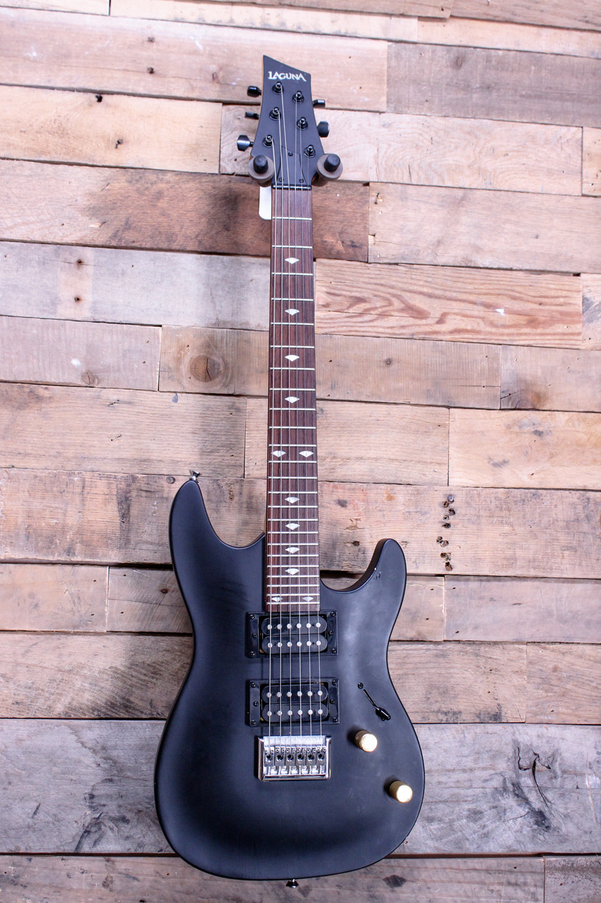 laguna black electric guitar