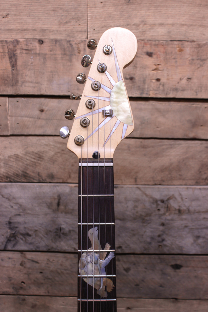 Custom Inlaid Strat Style Electric Guitar w/ DiMarzio