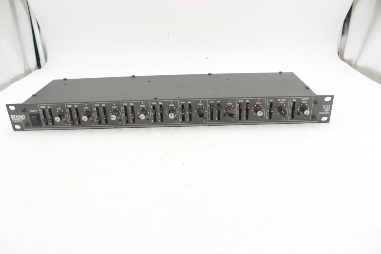 Rane SM82 eight channel rack mounted mixer No Power Supply
