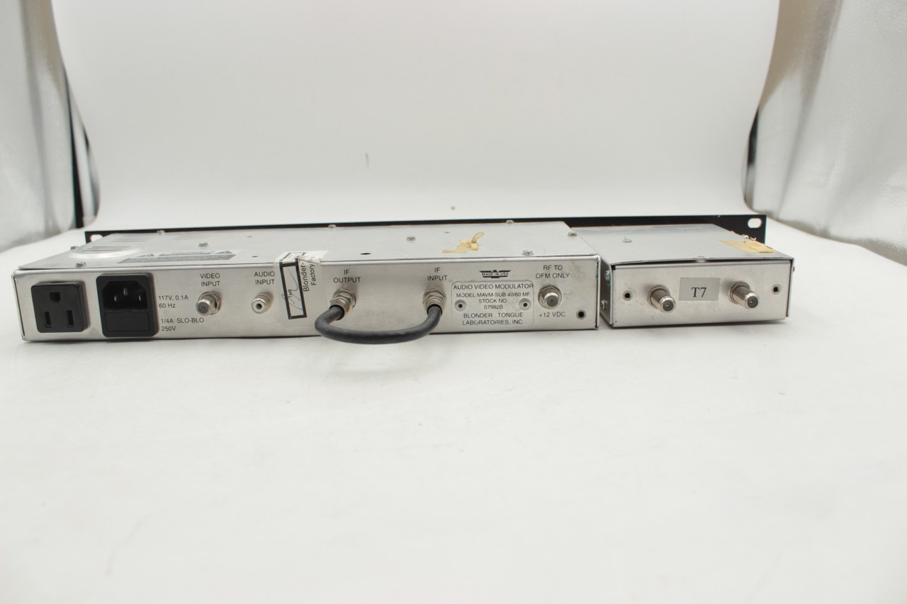 Blonder Tongue MAVM-861 Channelized Agile Audio/Video Modulator Rack Mount