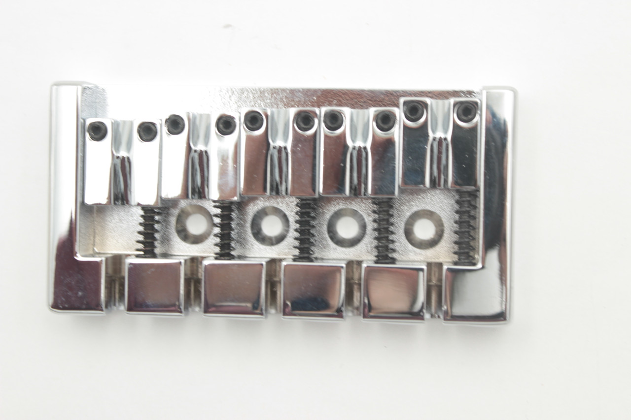 Washburn Custom Shop High Mass Chrome 5 String Bass Bridge - NOS