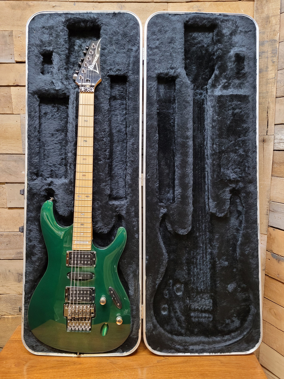 Ibanez 1993 S540 MIJ Metallic Green, Maple Neck Custom Made