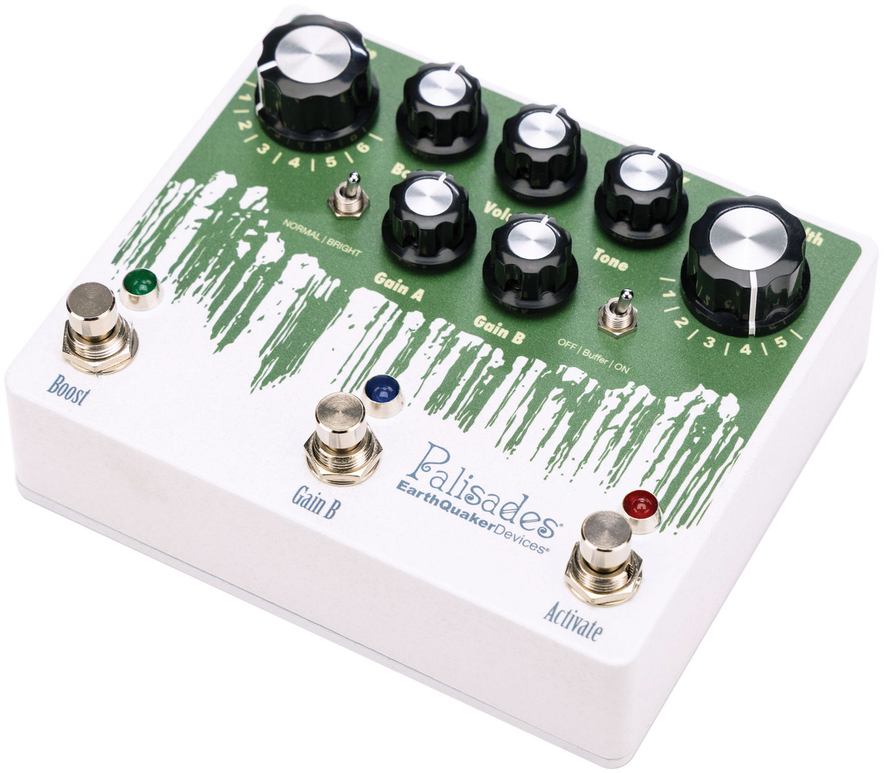 EarthQuaker Devices Palisades v2 Mega Ultimate Overdrive - Limited Hemp  Green