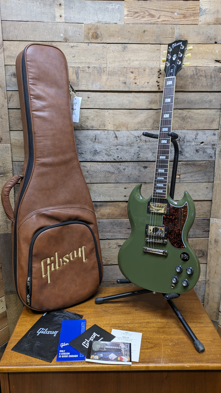 Gibson SG Standard CME Exclusive Olive Drab w/ T-Type Pickups w
