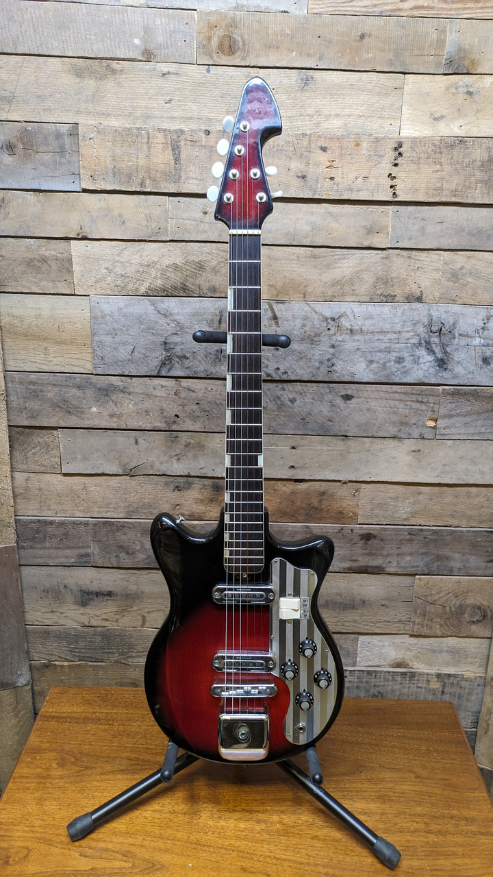 TEISCO スチールギター レッド 8弦 Teisco EP-8T Sunburst 1960s – Chicago Music Exchange