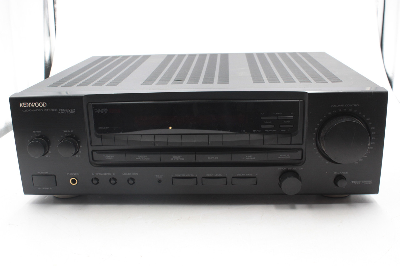 Kenwood KR-V7060 Audio Video Stereo Home Theater Receiver TESTED