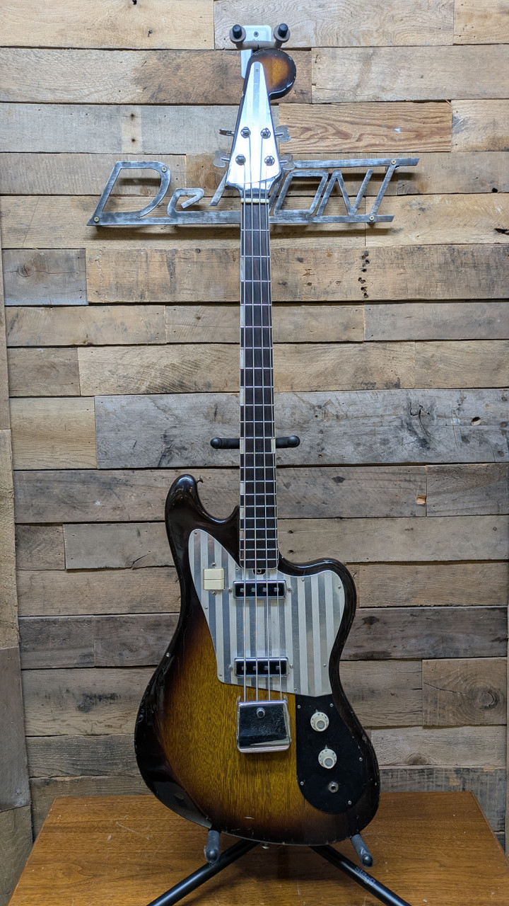 Pro Restored & Refretted Vintage MIJ Teisco EB200 Electric Bass Guitar