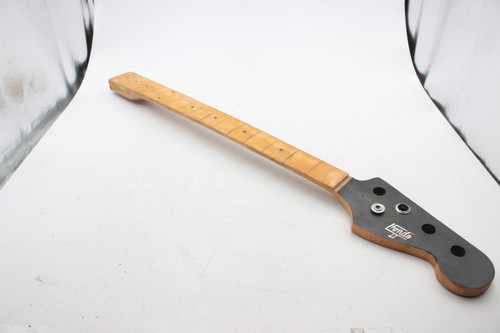 Hondo II Vintage Maple PBass Guitar Neck w/ pulled frets/ epoxy Project