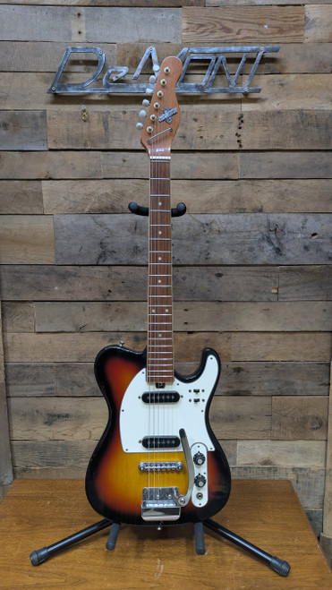 Vintage MIJ Sakai Vibra III Model Conqueror Tele Electric Guitar