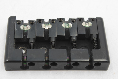 4 String MIK Black Bass Guitar High Mass Piezo-Bridge WITHOUT Piezo