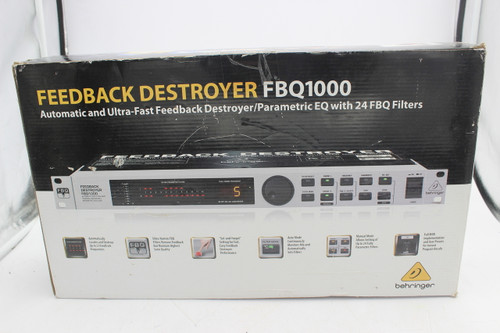 Behringer Automatic Feedback Destroyer Parametric EQ FBQ1000