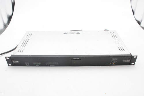 Rane RPM 26z Drag Net Programmable Multiprocessor DSP Rack Mount Audio EQ