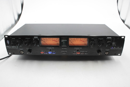 ART Pro MPA II Two-Channel Tube Microphone Preamplifier Rackmount Preamp
